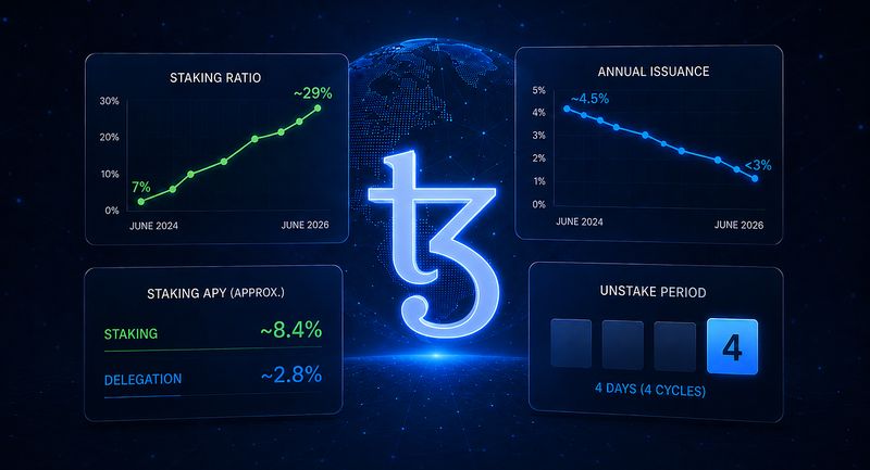 Two Years of Adaptive Issuance: Where Tezos Staking Stands Today